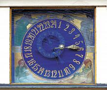 Secesní orloj  z roku 1907, zdroj: archív Vydavatelství MCU, foto: Libor Sváček